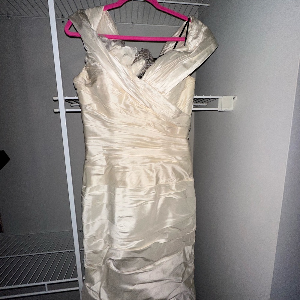 Ian Stuart Ivory/White Weeding Dress Size 12